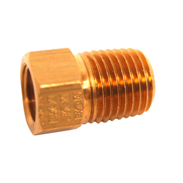 1/4in Male Pipe Thread x 1/4in Inverted Female Flare