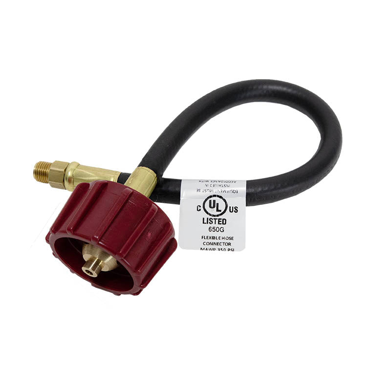 12in Red Acme Flexible Pigtail Hose Assembly
