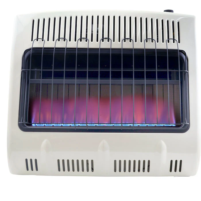 30,000 BTU Vent Free Blue Flame Natural Gas Heater - Image 4
