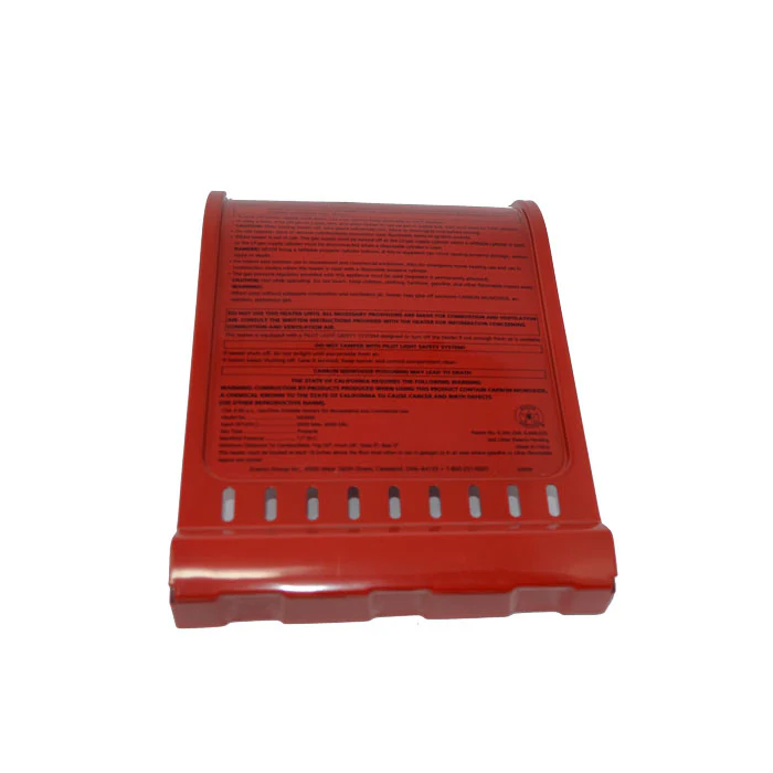 Back Panel Red Metal MH9BX